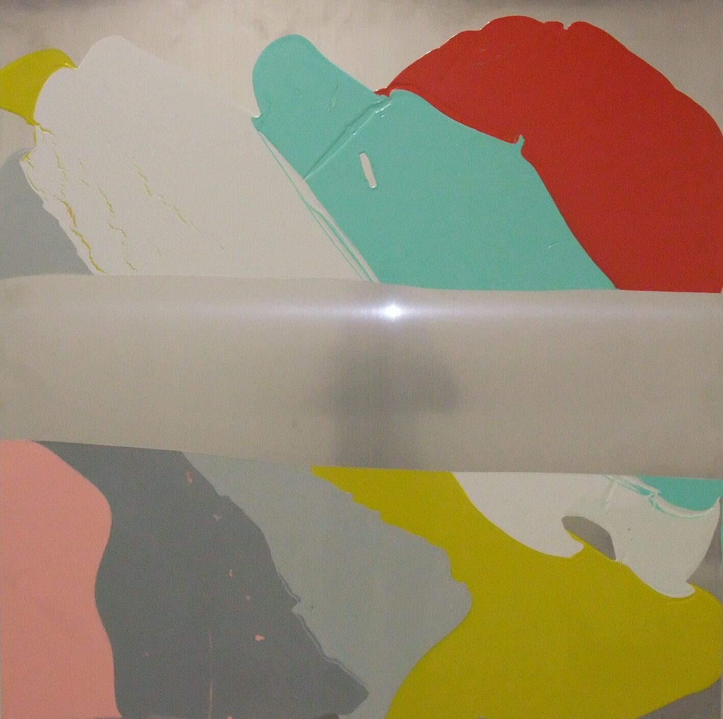 Surface I, 2014/ 2015, gloss paint on aluminium, 120 cm x 120 cm